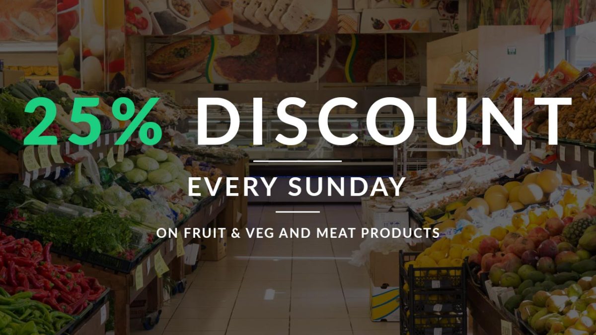 TFC Supermarkets - 25% Of Every Sunday Promotion